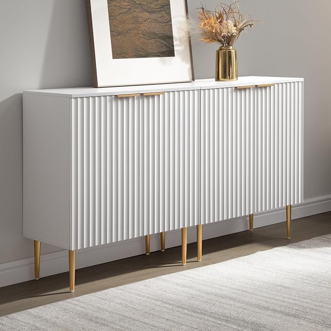 SICOTAS 57" Modern Sideboard Buffet Cabinet - Image 3