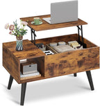 WLIVE Coffee Table for Living Room, Small Coffee Table by WLIVE