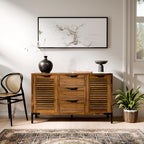 Bme Millie Premium Solid Wood Sideboard Storage Cabinet - Image 5