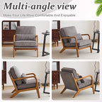 VINGLI Upgraded Premium Corduroy Accent Chair, Upholstered Arm Chair, Solid - Image 8