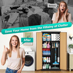 SISESOL Wide & Deep Metal Storage Cabinet - Image 7