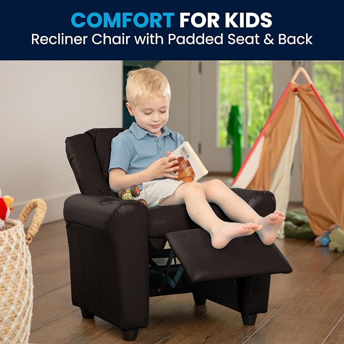 Flash Furniture Vana LeatherSoft Kids Recliner - Image 8