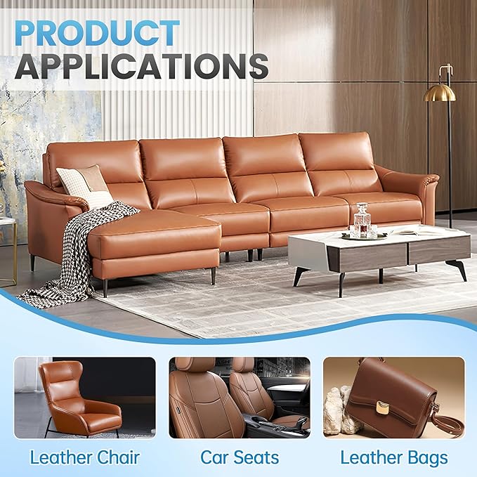 Sgooyir Leather Repair Patch Tape Kit, Vinyl Leather Repair Kit - Image 7