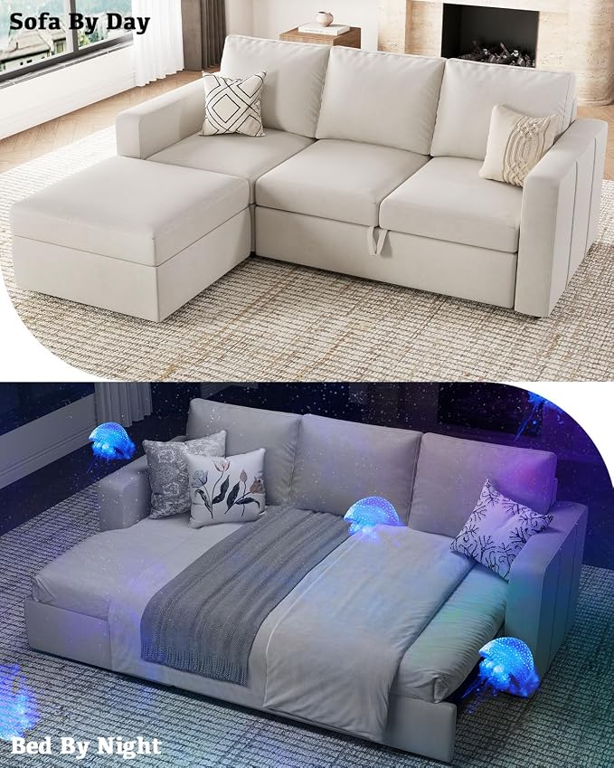Belffin Modular Sectional Sleeper Sofa - Image 5