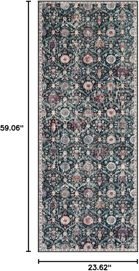 Lahome Moroccan Kitchen Runner, 2x5 Rug Runners - Image 2