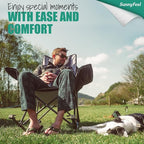 SUNNYFEEL Oversized Heated Rocking Camping Chair 2 Pack, Fully Padded Patio - Image 4