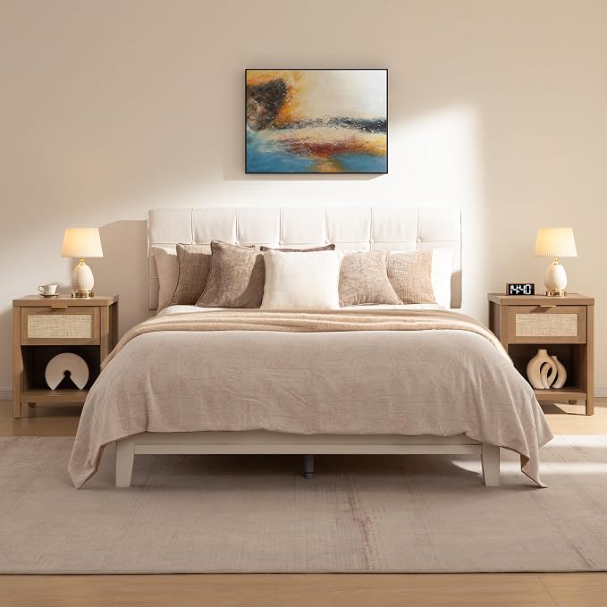 SICOTAS Rattan Nightstands Set of 2 - Image 6