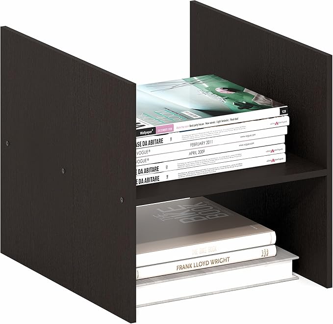 Furinno Cubicle Cube Insert, H-Shelf Cube Organizer, 2-Tier Shelf Accessory by Furinno-FitsYourSpaceFitsYourBudget