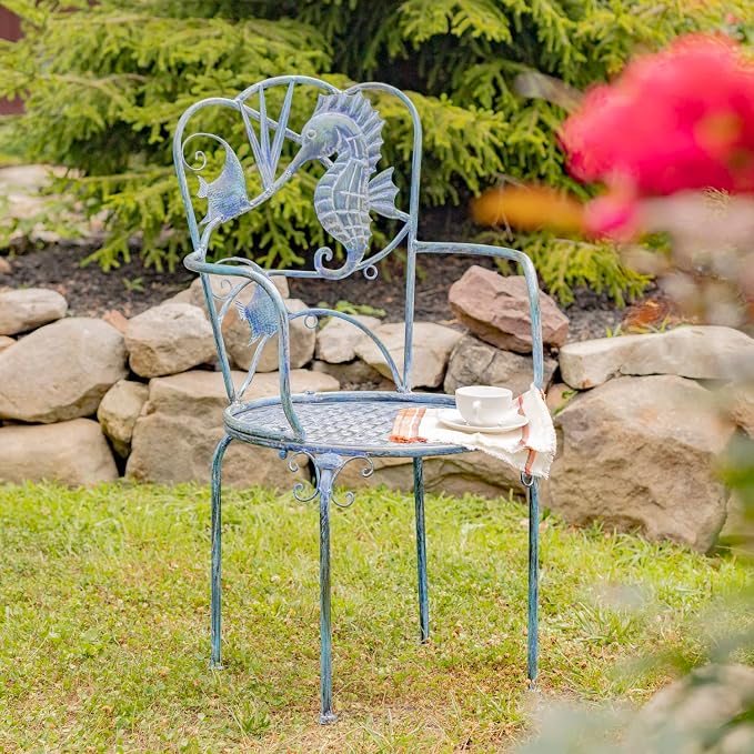Lesera Ltd. Coastal Blue Metal Furniture Collection by ZaerLtd