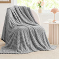 BEDELITE Grey Large Throw Blanket by BEDELITE