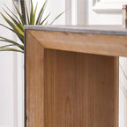 59" Wood Console Table for Entryway, Modern Sofa Table Behind Couch - Image 5
