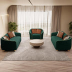 1-Piece Luxury Velvet Sofa Set for Living Room, Elegant Design Couch Set - Image 9