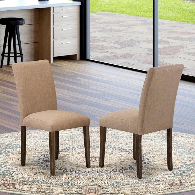 East West Furniture ABP7T47 Abbott Parson Kitchen Chairs - Image 2