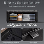GRAINELL Storage Ottoman Bench, Upholstered Tufted Bedroom Bench - Image 4
