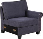 Ball & Cast 116" L-Shaped Sectional Couch - Image 9