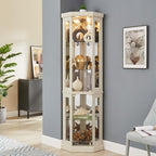 Anwick Corner Display Curio Cabinets by Anwick