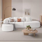 114 Inch Boneless Couches for Living Room, Modern Modular Sectional Sofa - Image 7