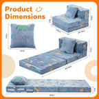 MeMoreCool Foldable Futon Chair Bed - Image 5
