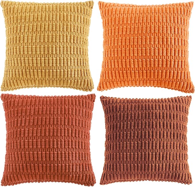 Fancy Homi 4 Packs Decorative Throw Pillow Covers - Image 8
