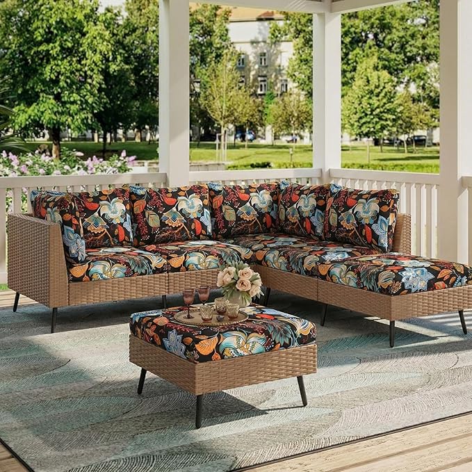 Printed Couch Cushion Covers, Sofa Covers Washable - Image 2