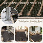 Lahome Neutral Outdoor Rug 5x7 - Image 4