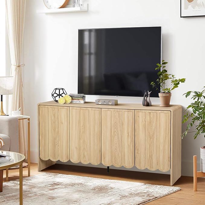 ORRD Sideboard Buffet Cabinet, Accent Storage Cabinets - Image 7