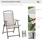 Outsunny 6 Piece Patio Dining Set - Image 3