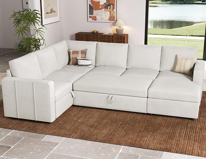 Belffin Modular Sectional Sleeper Sofa - Image 3
