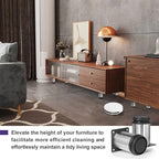 3 Inch Metal Furniture Legs Stainless Steel Adjustable Legs Silver Table Legs - Image 4