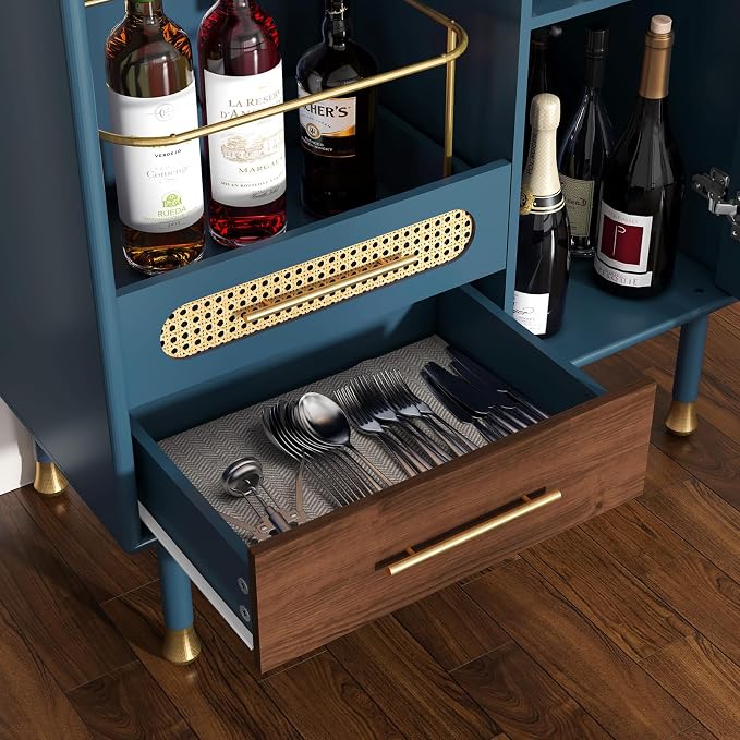 ARTPOWER Modern Coffee Bar Cabinet - Image 8