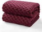EXQ Home Gentle Soft Fleece Throw Blanket – Cozy Lightweight 3D Imitation - Image 2