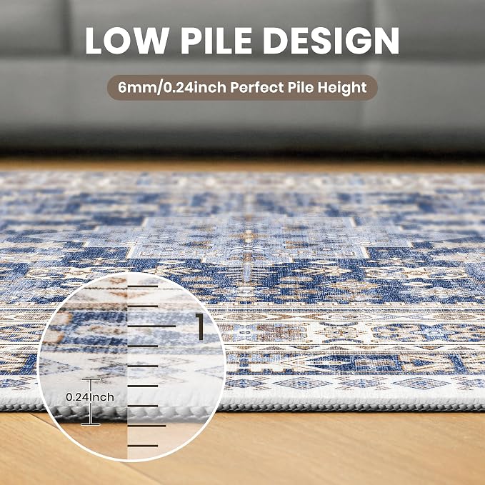9ft Round Rug, Large Circle Rug - Image 7