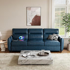 STHOUYN 85” Faux Leather Couch - Image 9