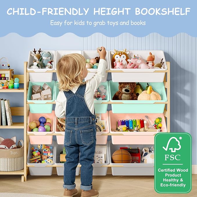 EXPERLAM Toy Storage Organizer, Toy Storage Shelf - Image 8
