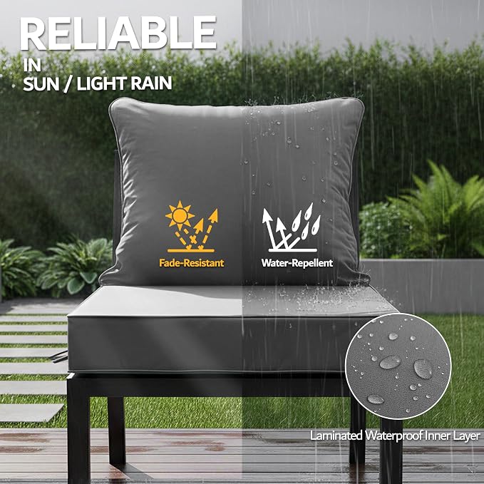 22x22 Inch Patio Chair Cushion - Image 3
