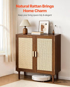 VEVOR Rattan Cabinet, Rattan Storage Cabinet - Image 4