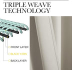 NICETOWN Natural Room Darkening Curtains 108" Long - Image 4