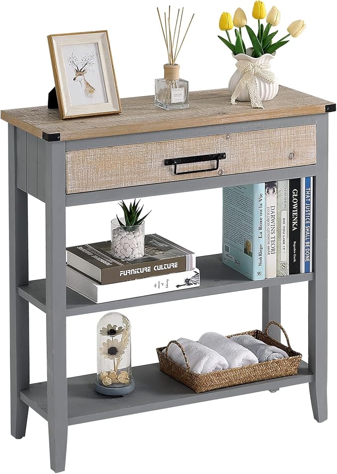 RUSTOWN Farmhouse Console Table by RUSTOWN