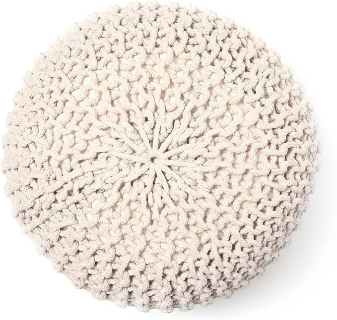 · REDEARTH · Round Pouf Ottoman - Image 5