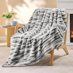 BEDELITE Ribbed Twin Blanket for Couch & Bed, Warm Yet Lightweight, Ribbed - Image 6