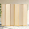 6 Panel Room Divider and Extra Wide Folding Privacy Screen, 94.5" W x 67" H by cocosica