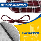 AAAAAcessories D-Shaped Chair Cushions, Machine-Washable Cover - Image 5