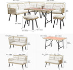 YITAHOME Patio Wicker L-Shaped Furniture Set, All-Weather Rattan Outdoor - Image 8