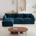 mikibama Modular Sectional Sofa, 111.5 Inch L Shaped Couch Set - Image 8