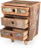 End Table Recycled Wood Nightstand, Side Table - Image 5