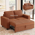 Belffin Corduroy Sectional Sleeper Sofa - Image 3