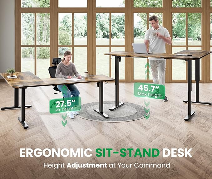 SIAGO L-Shaped Standing Desk - Image 7