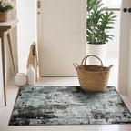RELEANY Washable 2'x3' Abstract Area Rug - Image 3