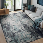 RELEANY Washable 6'x8' Abstract Area Rug by RELEANY