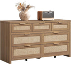 SICOTAS 7 Drawer Dresser for Bedroom, Large Chest of Drawers for Bedroom by SICOTAS